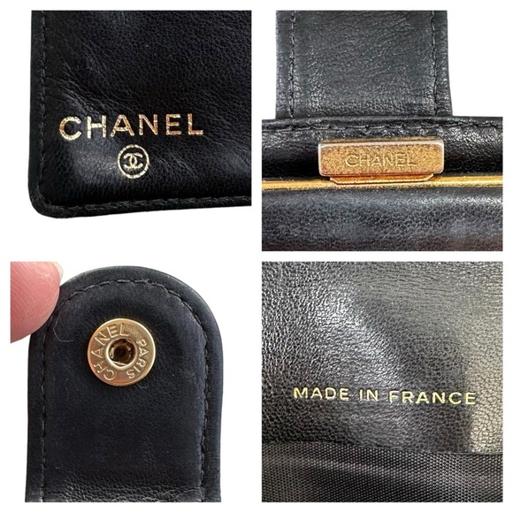 Authentic CHANEL Black Caviar Leather Timeless Long Kisslock Wallet - Picture 2 of 13